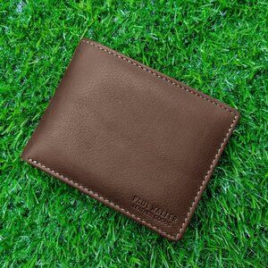 Premium Leather Bifold Wallet with RFID Blocking